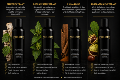 Rosskastanien Shampoo – Mit Birke, Brennnessel & Weizenprotein (250 ml)