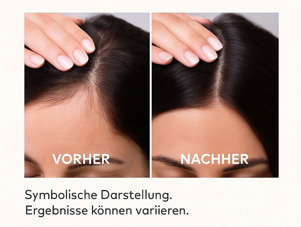 Mann massiert Rosmarinöl in den Bart ein Made in Germany