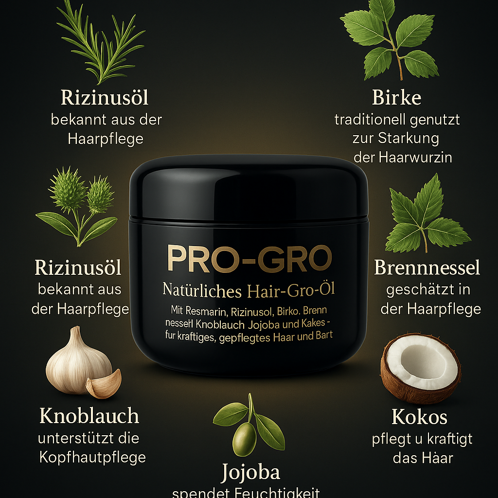 ProGro Rosmarin Hair-Grow Öl – pflegendes Premium-Öl (100 ml)