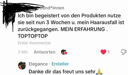 Haarwäsche für leichte Kämmbarkeit und Glanz