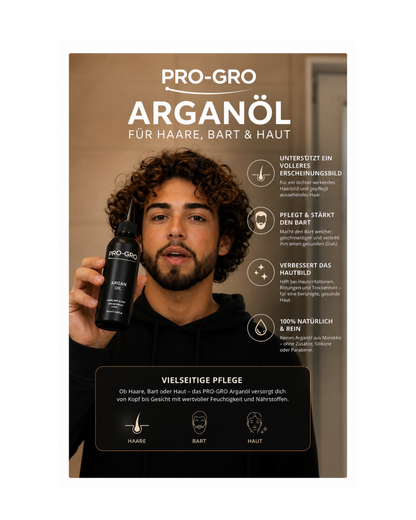 Arganöl 100% Rein & Kaltgepresst – Naturpflege aus Marokko (100 ml)