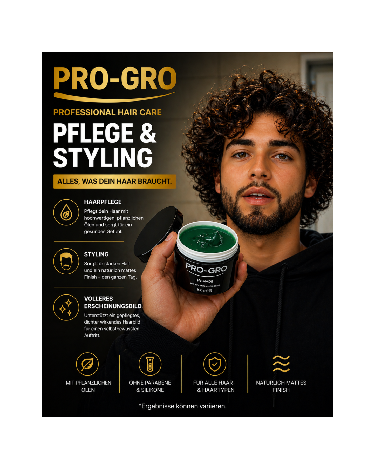 Pomade – 2-in-1 Styling & Pflege gegen Haarbruch (100 ml)